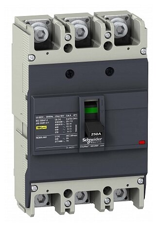 Автоматический выключатель Schneider Electric EasyPact EZC 3P 18kA (фото modal 1)