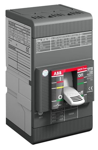 Автоматический выключатель ABB Tmax XT1B 3P (TMD) 18kA (фото modal 1)