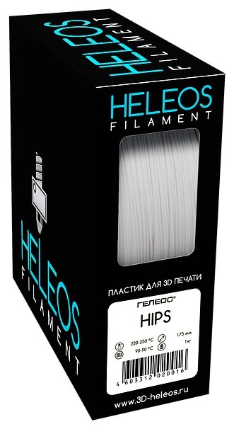 HIPS пластик Heleos 1.75 мм белый (фото modal 1)