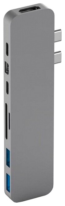 USB-концентратор HyperDrive Pro 8-in-2 (GN28D), разъемов: 4 (фото modal 1)