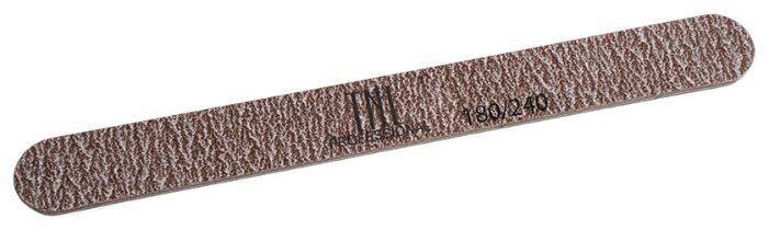 TNL Professional Пилка узкая высокое качество пластиковая основа, 180/240 грит (в индивидуальной упаковке) (фото modal 2)
