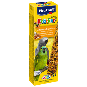 Лакомство для птиц Vitakraft Крекеры для амазонских попугаев миндаль и фрукты (21296) (фото modal nav 1)