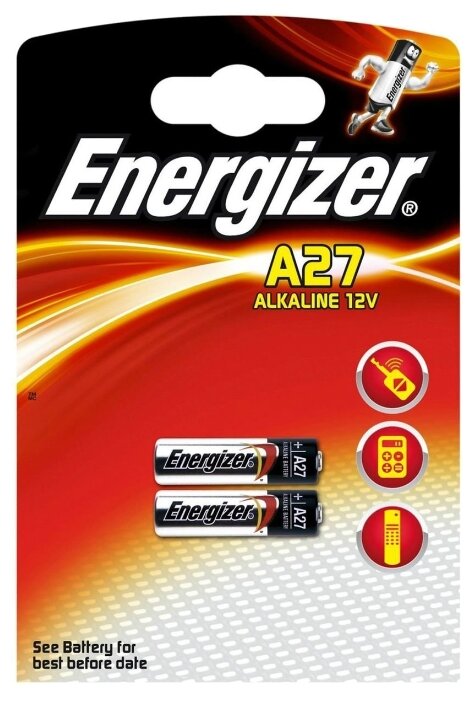 Батарейка A27 Energizer A27 BL2 (фото modal 1)