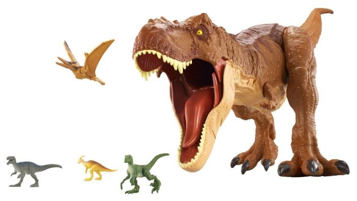 Фигурка Mattel Jurassic World Колоссальный динозавр Рекс FMM63 (фото modal 8)
