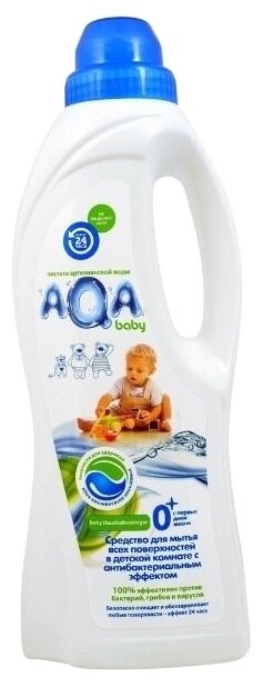 AQA baby Средство для мытья всех поверхностей в детской комнате (фото modal 2)