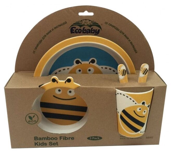 Комплект посуды Eco Baby Пчелка (фото modal 2)