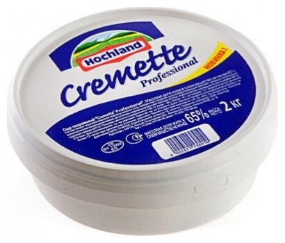 Сыр Hochland творожный cremette professional 65% (фото modal 1)
