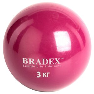 Медбол BRADEX SF 0258, 3 кг (фото modal nav 1)