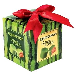 Пашмала Hajabdollah со вкусом арбуза во фруктовой глазури в подарочной упаковке с бантом 300 г (фото modal nav 1)