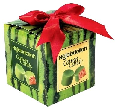Пашмала Hajabdollah со вкусом арбуза во фруктовой глазури в подарочной упаковке с бантом 300 г (фото modal 1)