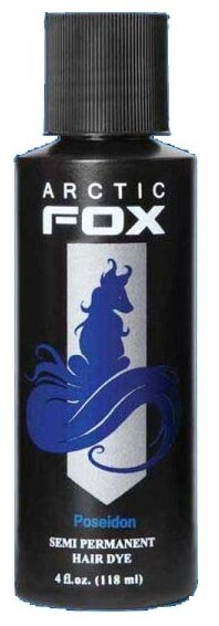 Средство Arctic Fox Semi-Permanent Hair Color Poseidon (темно-синий) (фото modal 1)