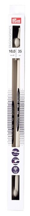 Спицы Prym полимерные Ergonomics диаметр 10 мм, длина 35 см (фото modal 1)
