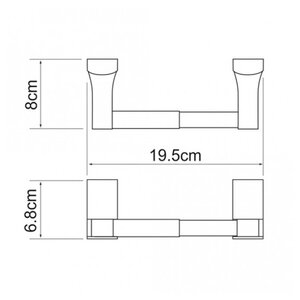 Держатель WasserKRAFT Exter K-5222 (фото modal nav 3)