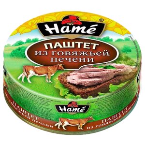Паштет Hame из говяжьей печени 250 г (фото modal nav 1)