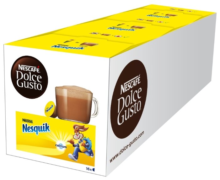 Какао в капсулах Nescafe Dolce Gusto Nesquik (48 капс.) (фото modal 1)