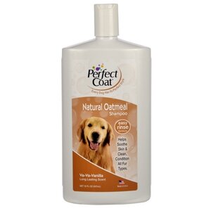 Шампунь 8 In 1 Perfect Coat Natural Oatmeal Shampoo овсяный для собак 947 мл (фото modal nav 1)
