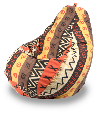 Пуффбери кресло-мешок Груша Африкан L (фото modal 1)