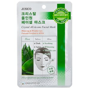 MIJIN Cosmetics тканевая маска Junico Crystal All-in-one с алоэ (фото modal nav 1)