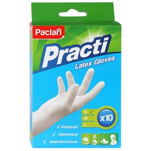 Перчатки Paclan Practi латексные (фото modal nav 6)