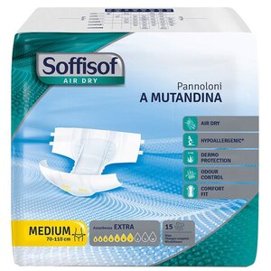 Подгузники для взрослых Soffisof Air Dry Extra (15 шт.) (фото modal nav 3)