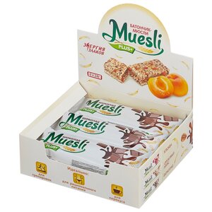 Злаковый батончик Muesli plus в шоколадной глазури Шоколад, 6 шт (фото modal nav 1)