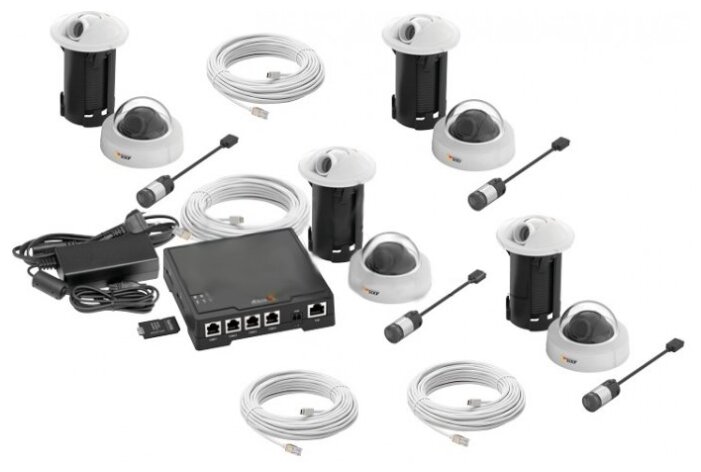Комплект видеонаблюдения AXIS F34 Surveillance System (0779-002) 4 камеры (фото modal 2)