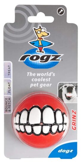 Мячик для собак Rogz Grinz Medium (фото modal 2)