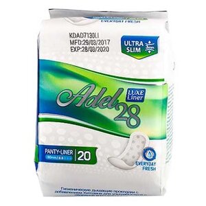 Adel 28 прокладки ежедневные Women's sanitary napkins Luxe Panty-liner (фото modal nav 1)
