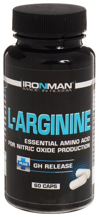 Аминокислота IRONMAN L-Arginine (60 капсул) (фото modal 1)