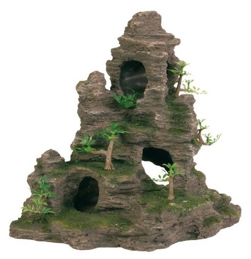 Грот TRIXIE Скалы с пещерой с растениями (8859) высота 31.5 см (фото modal 1)