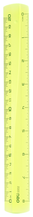Deli Линейка пластиковая Pioneer 20 см 30 шт. (EG00202) (фото modal 5)