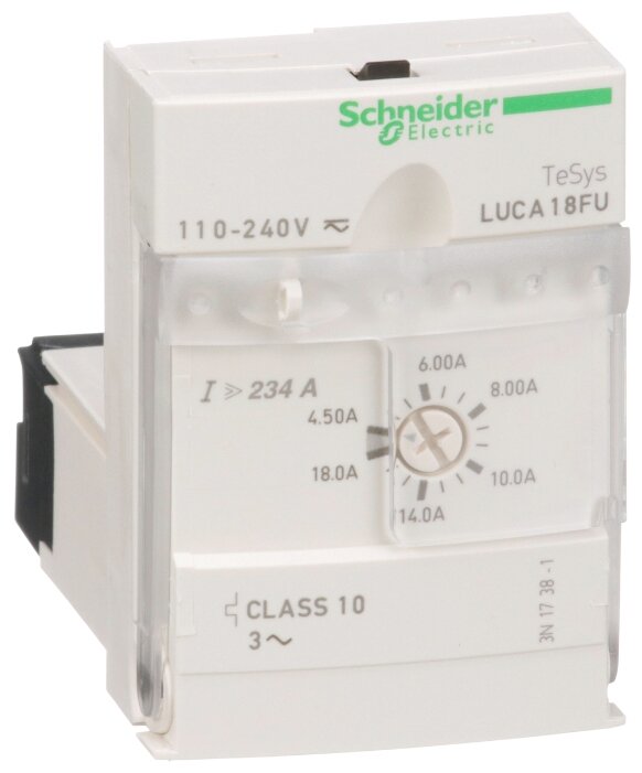 Комбинированный пускатель электродвигателя Schneider Electric LUCA18FU (фото modal 1)