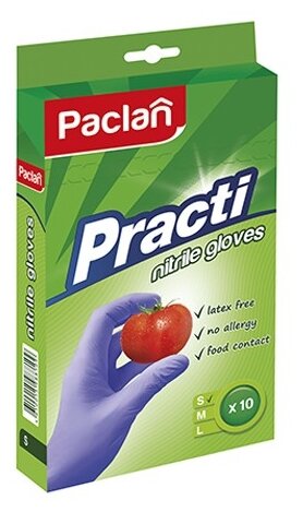 Перчатки Paclan Practi нитриловые (фото modal 3)