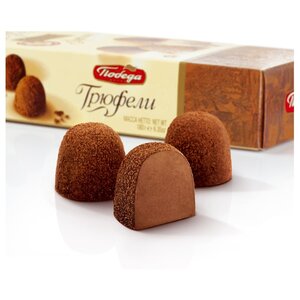 Набор конфет Победа вкуса Трюфели шоколадные каппучино с кусочками печенья 180 г (фото modal nav 3)