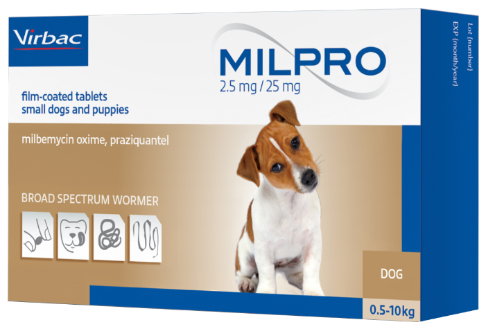 Virbac Мильпро дог для мелких собак и щенков (фото modal 1)