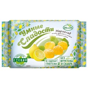 Мармелад Умные сладости без сахара желейно-формовой Лимон 200 г (фото modal nav 1)