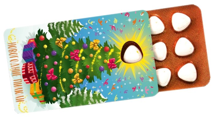 Леденцы Chokocat Новогодние со вкусом мандарина и витамином С 18 г (фото modal 1)