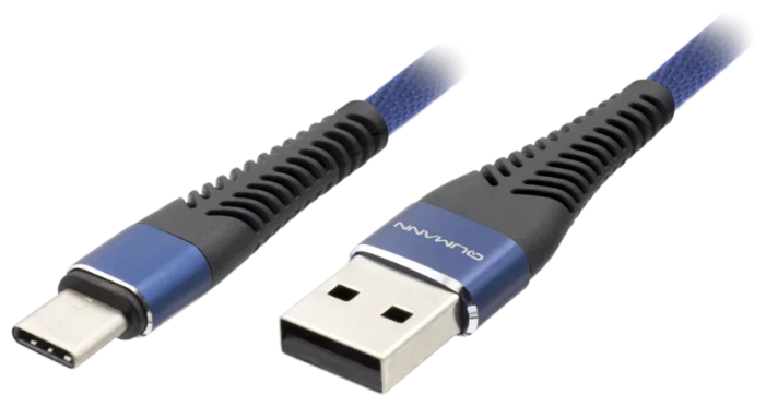 Кабель Qumann USB - USB Type C 1 м (фото modal 5)