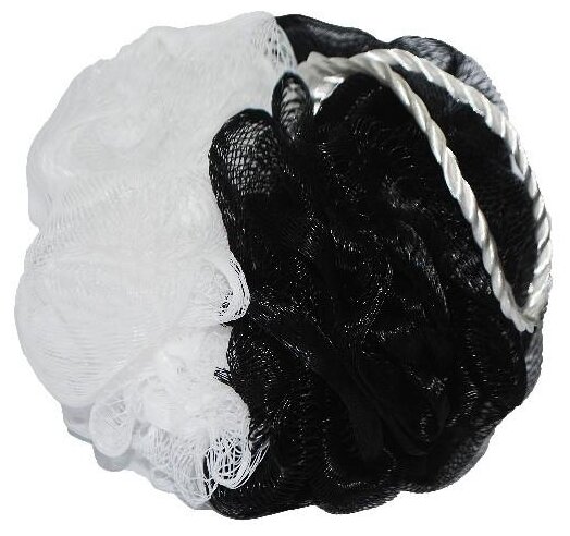 Мочалка Beauty format синтетическая шар двухцветный (45767-4011) (фото modal 1)