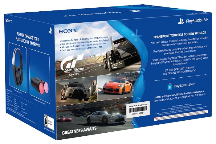 Очки виртуальной реальности Sony PlayStation VR Gran Turismo Sport Bundle (фото modal 7)