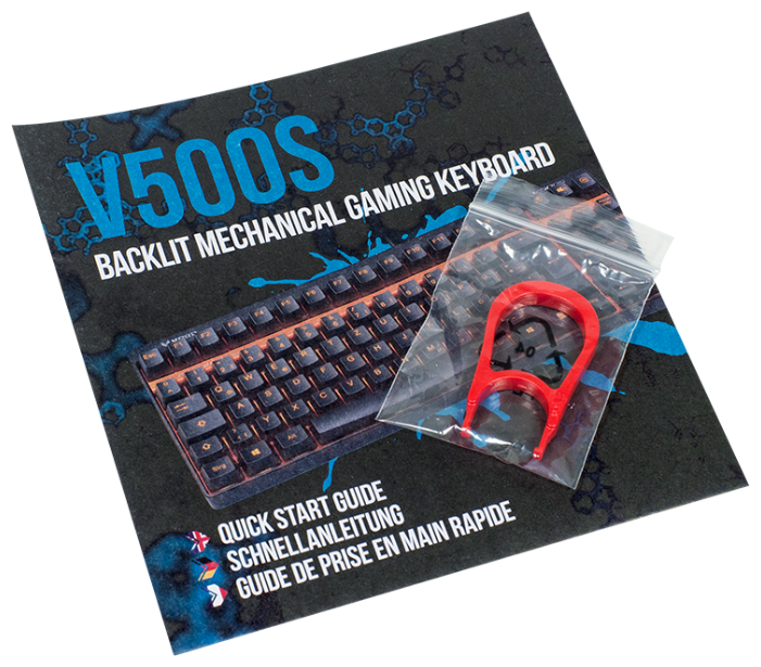 Клавиатура Rapoo V500s Black USB (фото modal 5)
