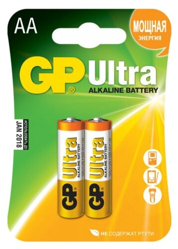 Батарейка GP Ultra Alkaline 15АU (фото modal 2)