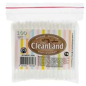 Ватные палочки Cleanland классические (фото modal nav 1)