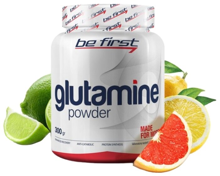 Аминокислота Be First Glutamine Powder (300 г) (фото modal 1)