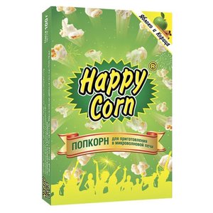 Попкорн Happy Corn Яблоко и корица в коробке в зернах, 100 г (фото modal nav 1)