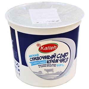 Сыр Kalleh творожный cream cheese сливочный 6 1,5 69% (фото modal nav 1)