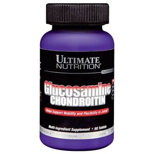 Препарат для укрепления связок и суставов Ultimate Nutrition Glucosamine Chondroitin (60 шт.) (фото modal nav 1)