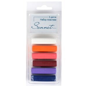 Полимерная глина Sonnet набор Ягодные цвета, 6 цветов (59103595), 120 г (фото modal nav 1)