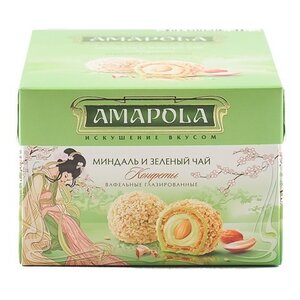 Набор конфет Amapola Миндаль и зеленый чай 100 г (фото modal nav 2)