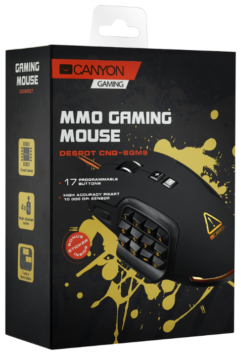 Мышь Canyon CND-SGM9 Despot Black USB (фото modal 6)